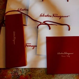 Salvatore Ferragamo shopping bags